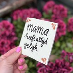 Tegeltje - mama heeft altijd gelijk mint groen