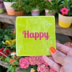 Tegeltje - Happy