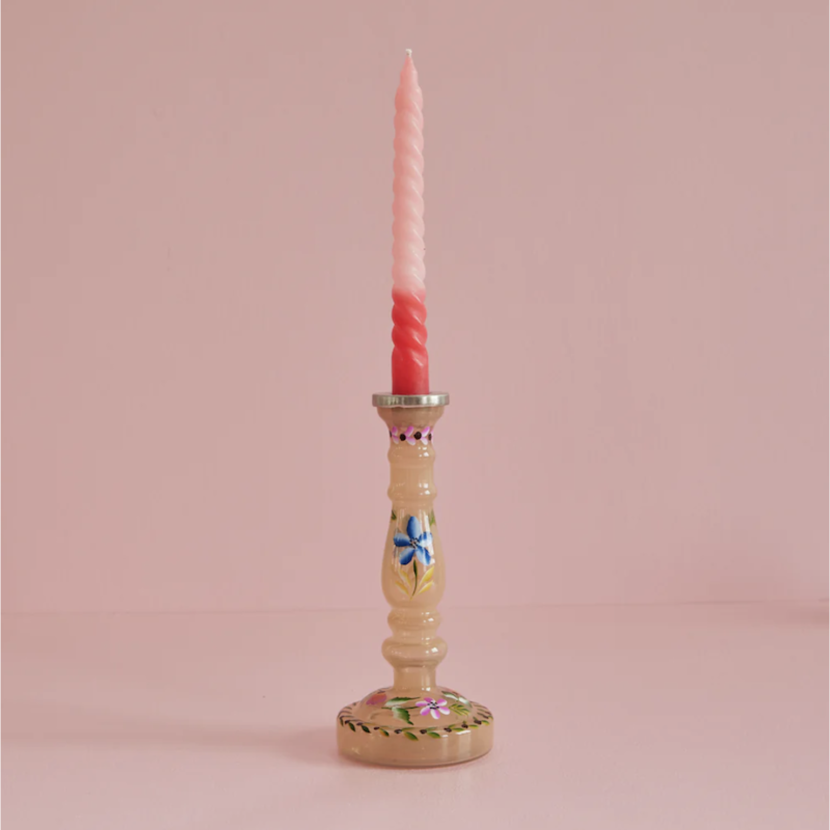 Kandelaar flowery - geel