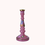 Kandelaar flowery - roze