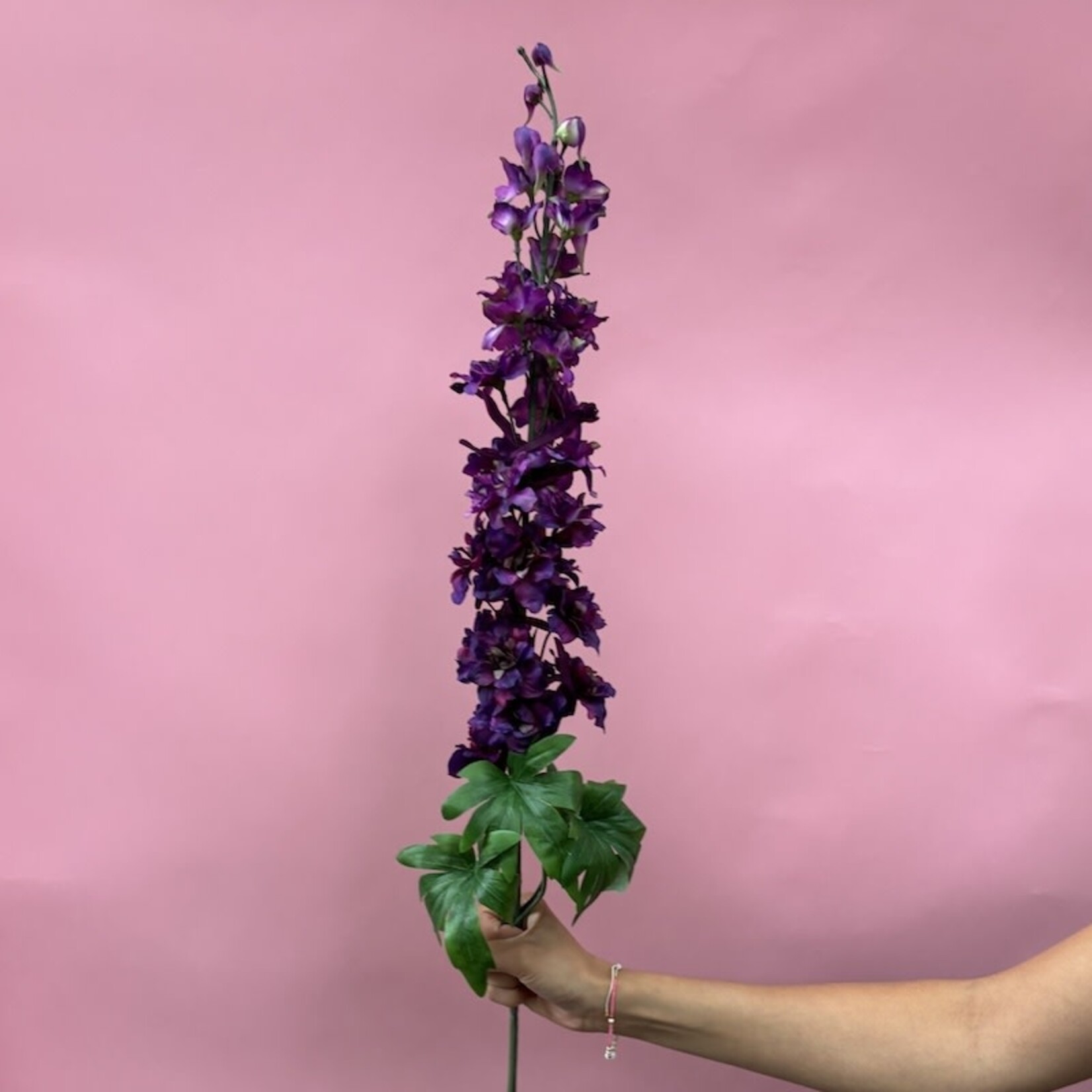 Zijden bloem - Delphinium Stem paars/lila