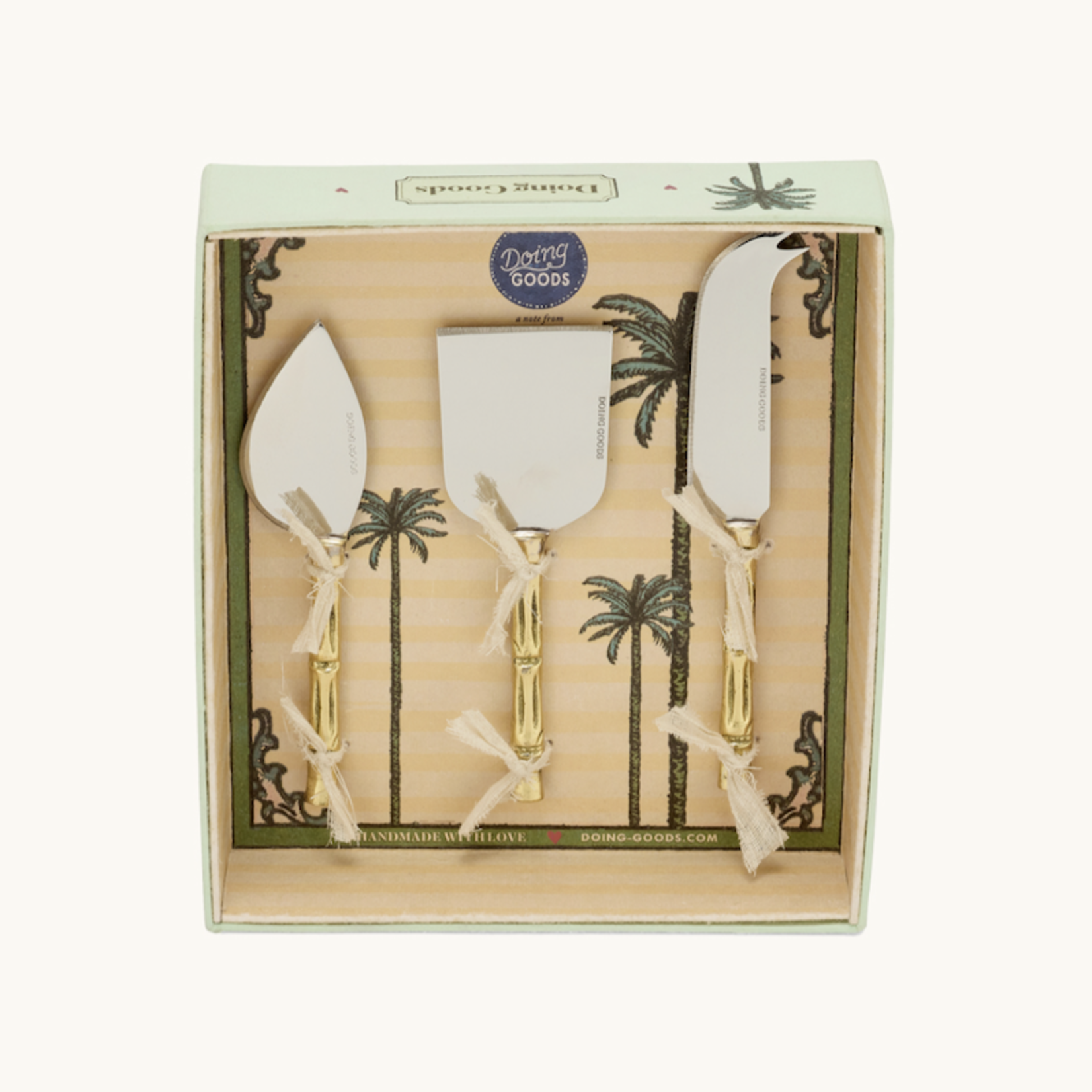 Doing Goods Bodhi Bamboo Cheese Set