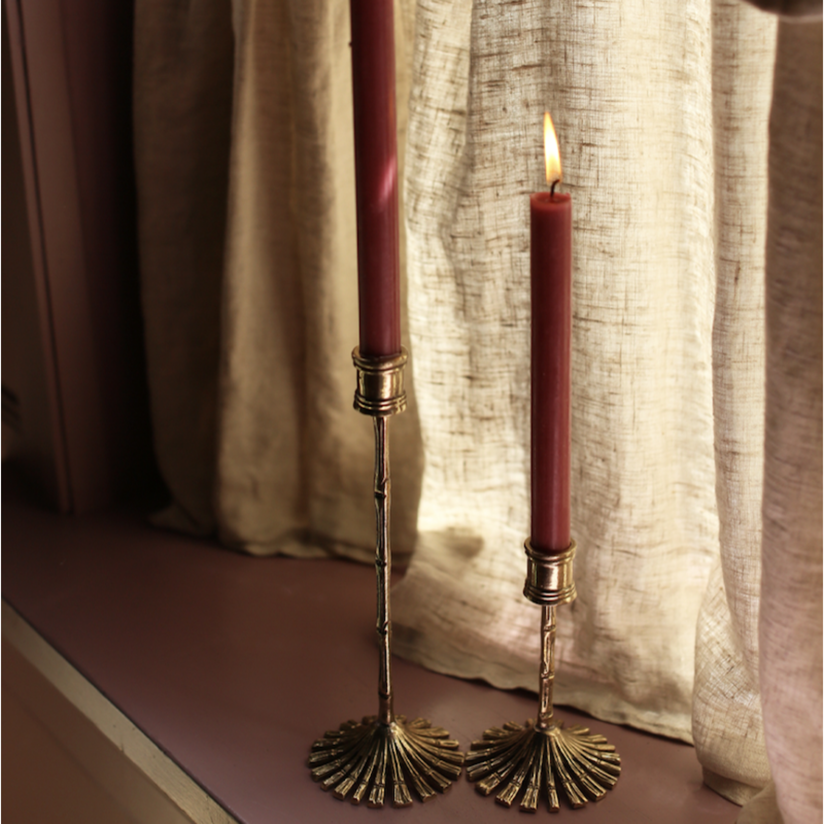 Doing Goods Bamboo Candle Holder Long