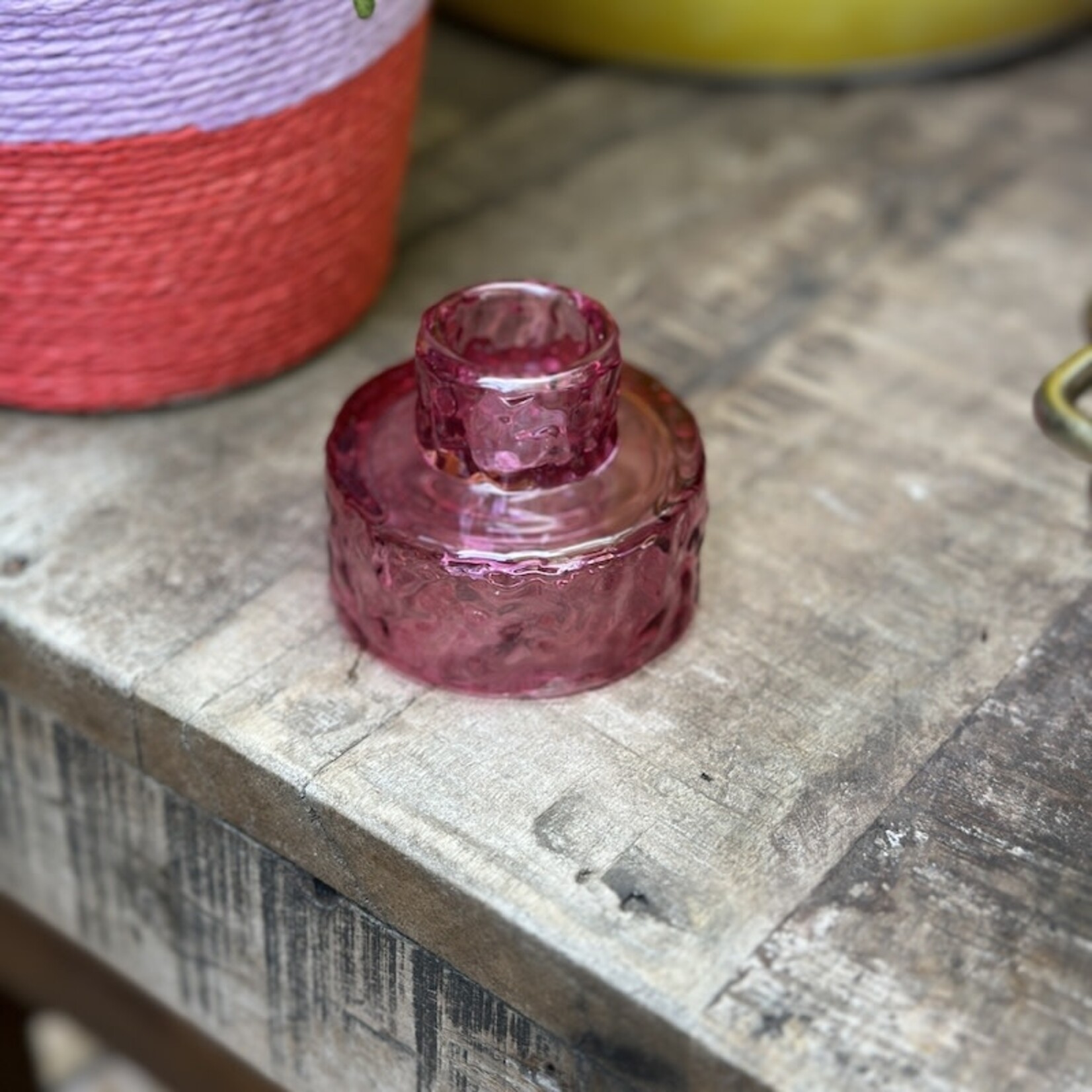 Kandelaar Isa - roze S