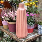 Vaas gestreept - roze M