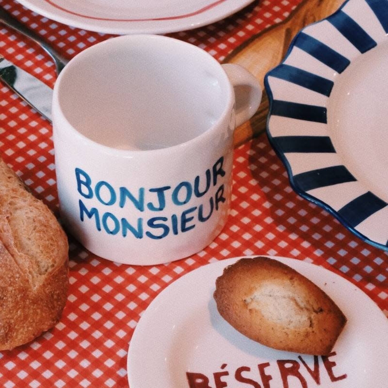 Anna+Nina Anna+Nina - Monsieur Mug - Blue
