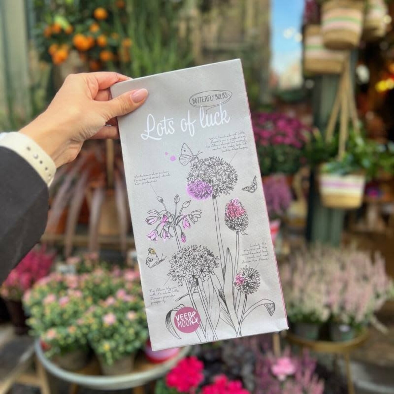 Veer&Moon Bloembollenzak - lots of luck