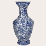 Vaas delfts blauw - Anjer