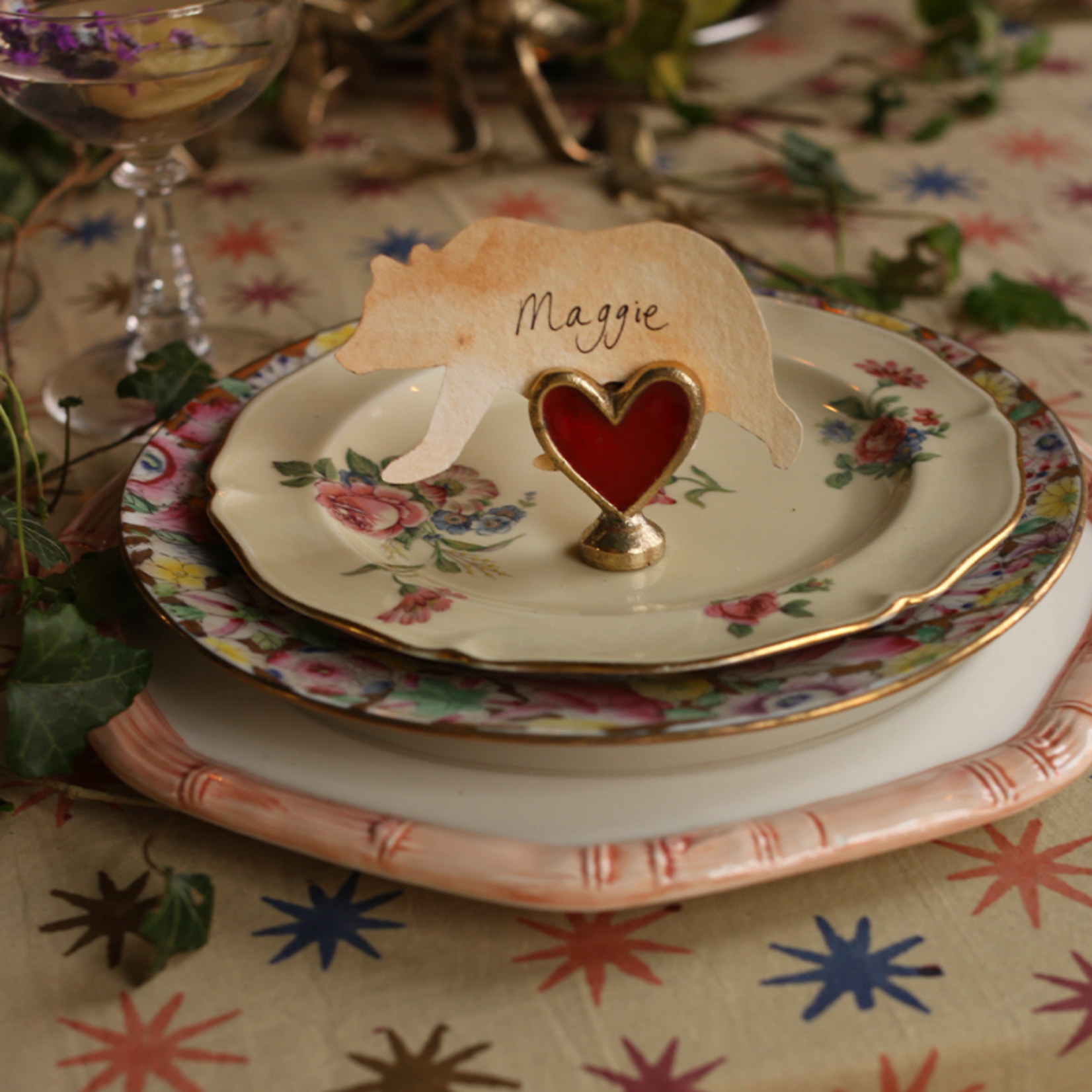 Doing Goods Doing Good - Pyar heart - Kaartenhouder