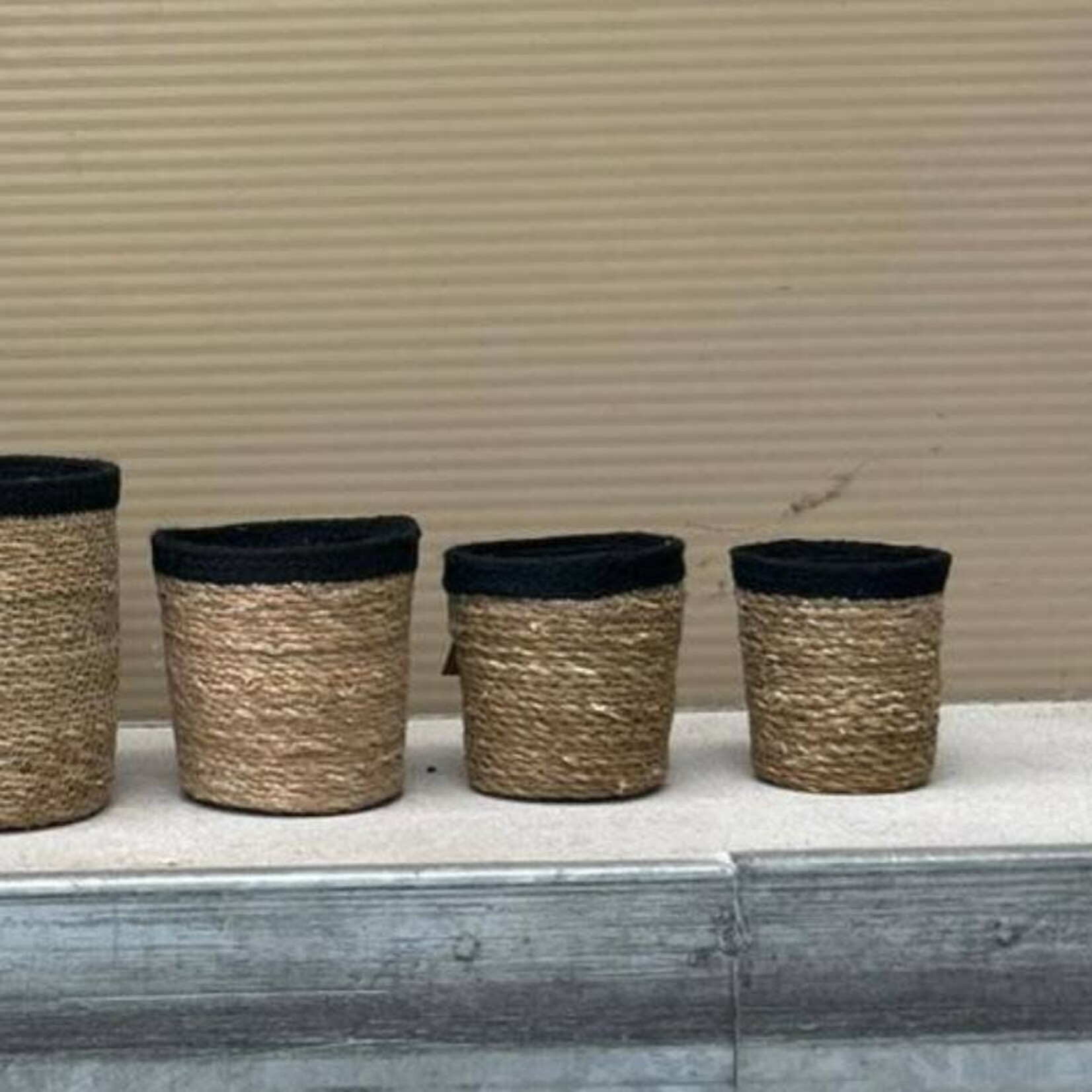 Rotan manden zwarte - rand - small