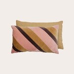 HKliving HKliving - kussen - Striped velvet - Sunkissed