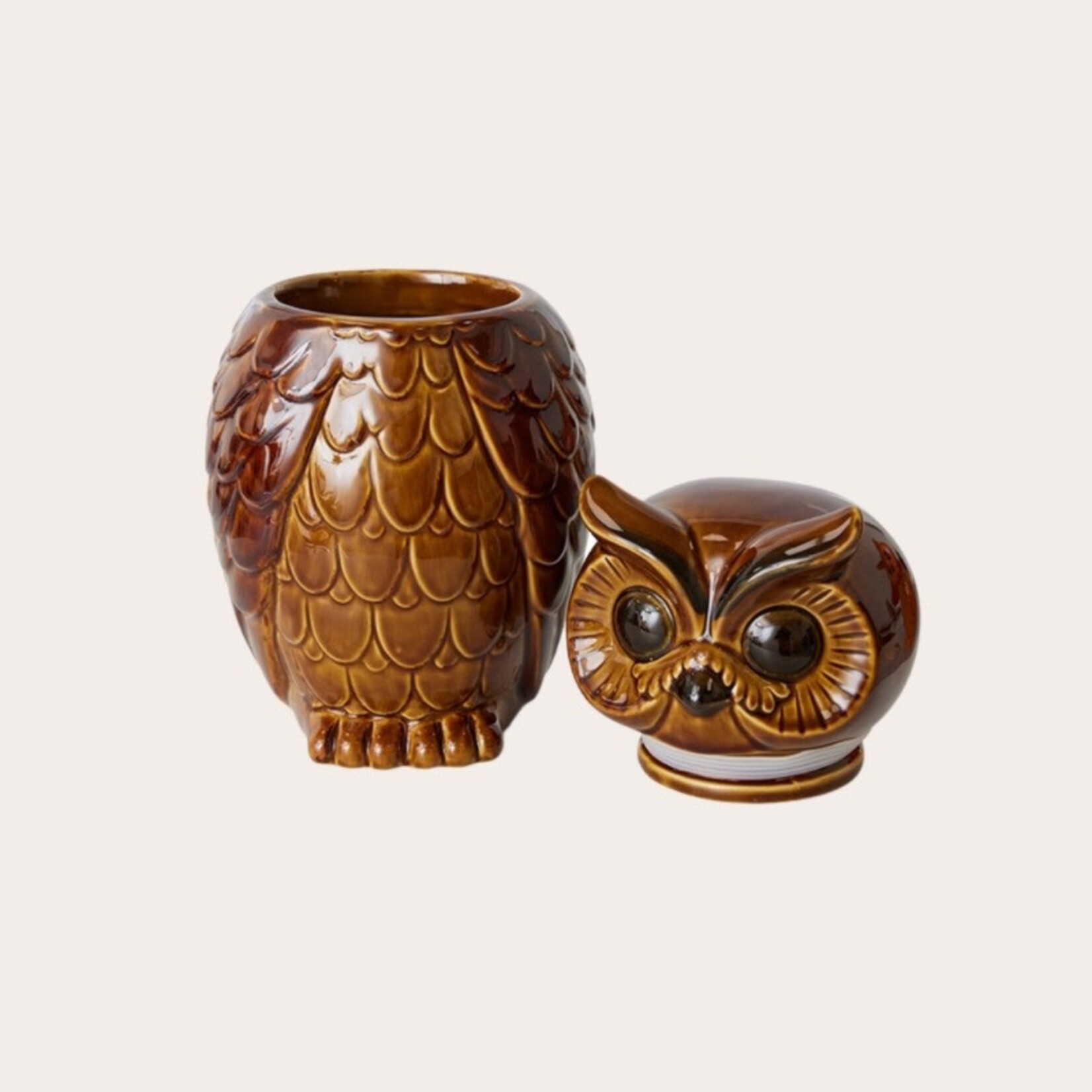 HKliving HKliving ceramic owl jar