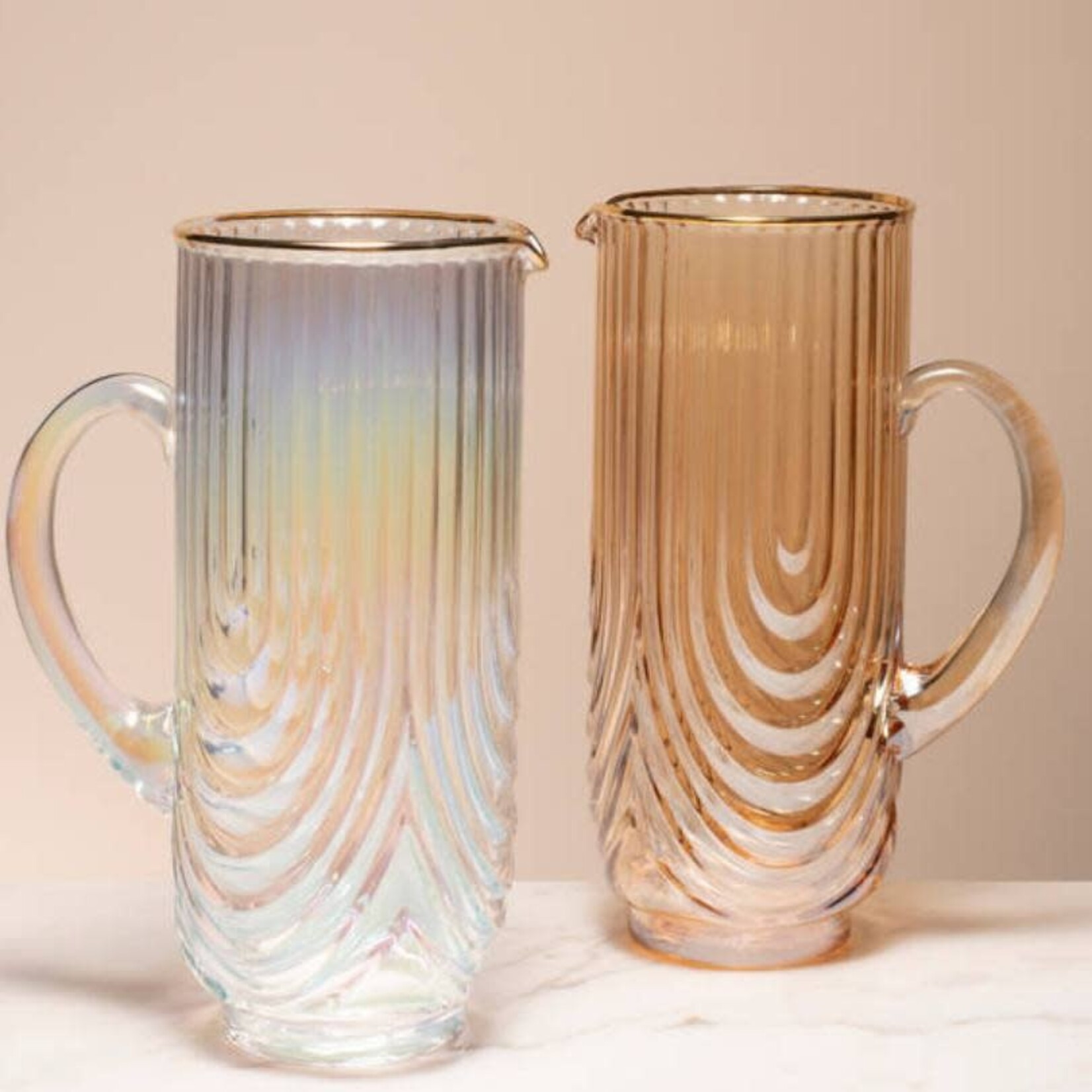 Vondels Glazen karaf - transparant