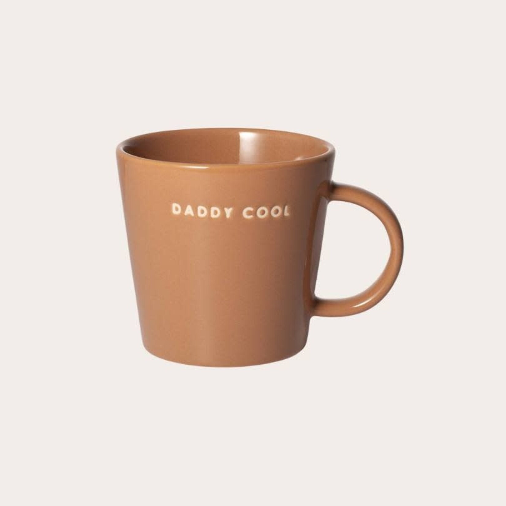 Vondels Tea mug - Daddy cool, terracotta