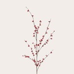 Zijden bloem - Bes spray rood