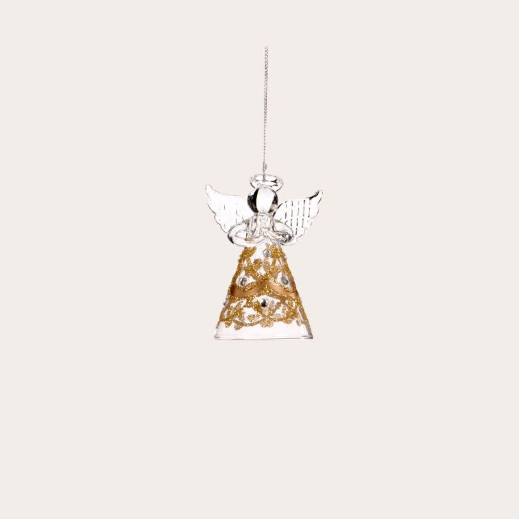 Kerstornament- Engeltjes - Strass