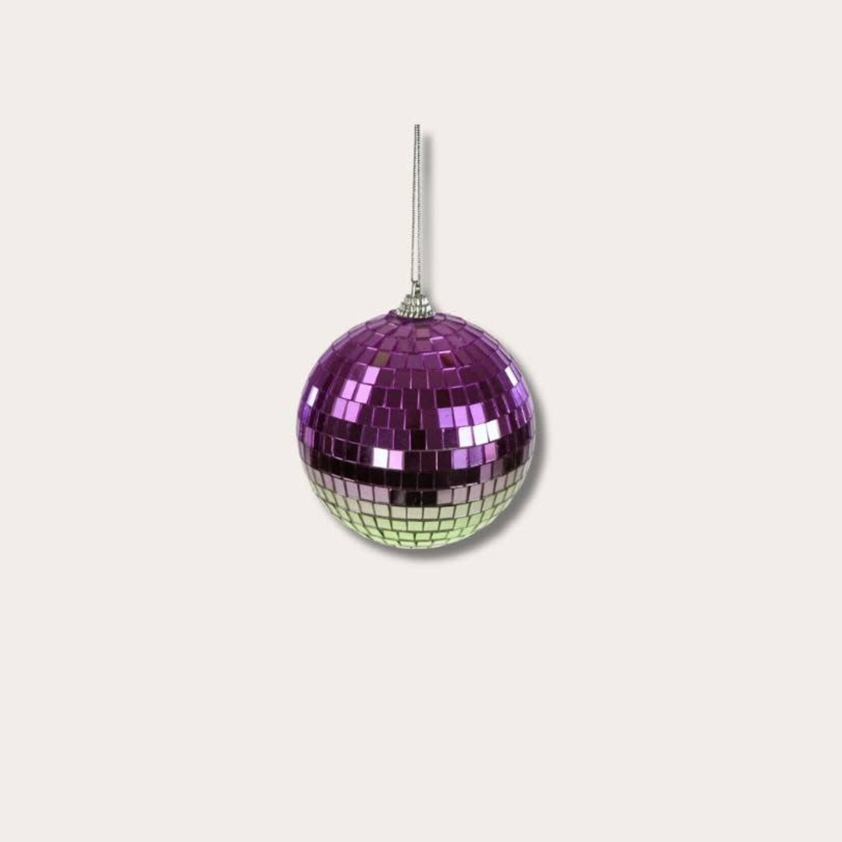Disco ballen - paars, groen