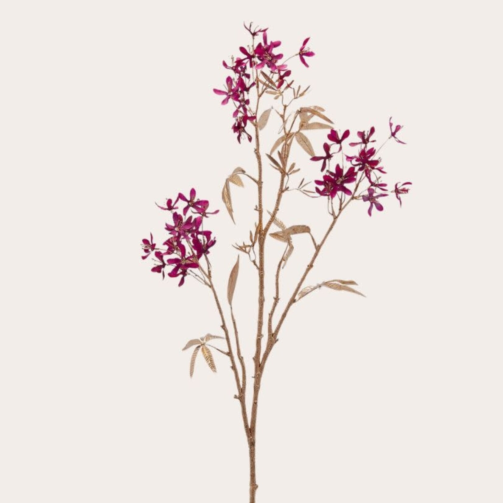 Zijden bloem - fiore, garnet