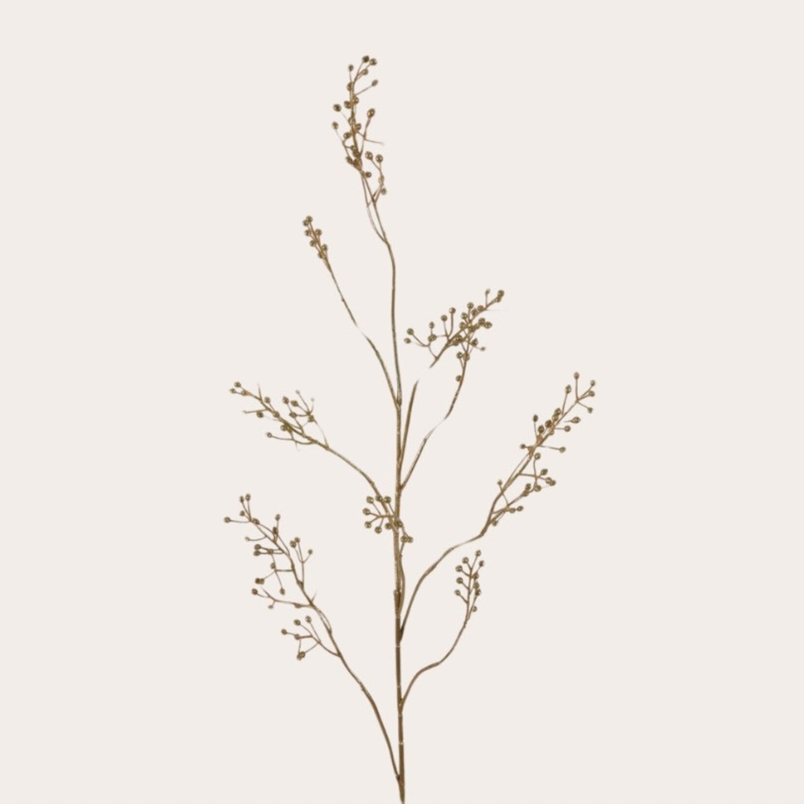 Zijden bloem - Rosehip goud