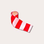 Satijnen lint, rood/ roze