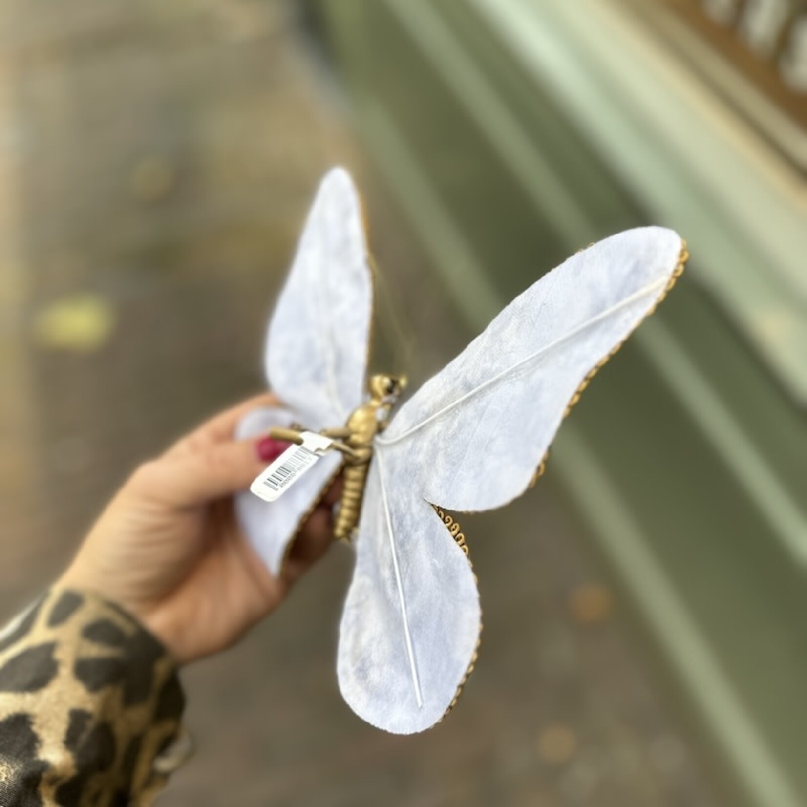 Vlinders op klip, goud