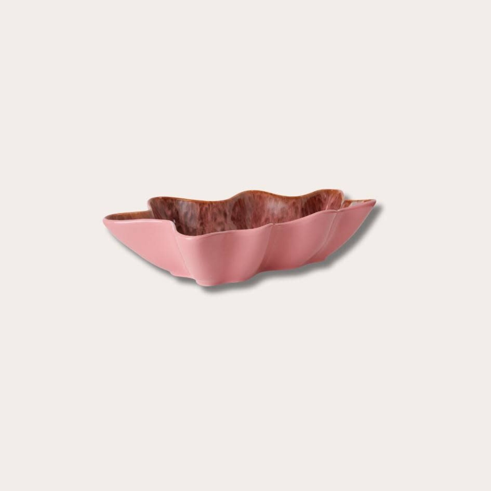 HKliving HKliving shell serving bowl coral