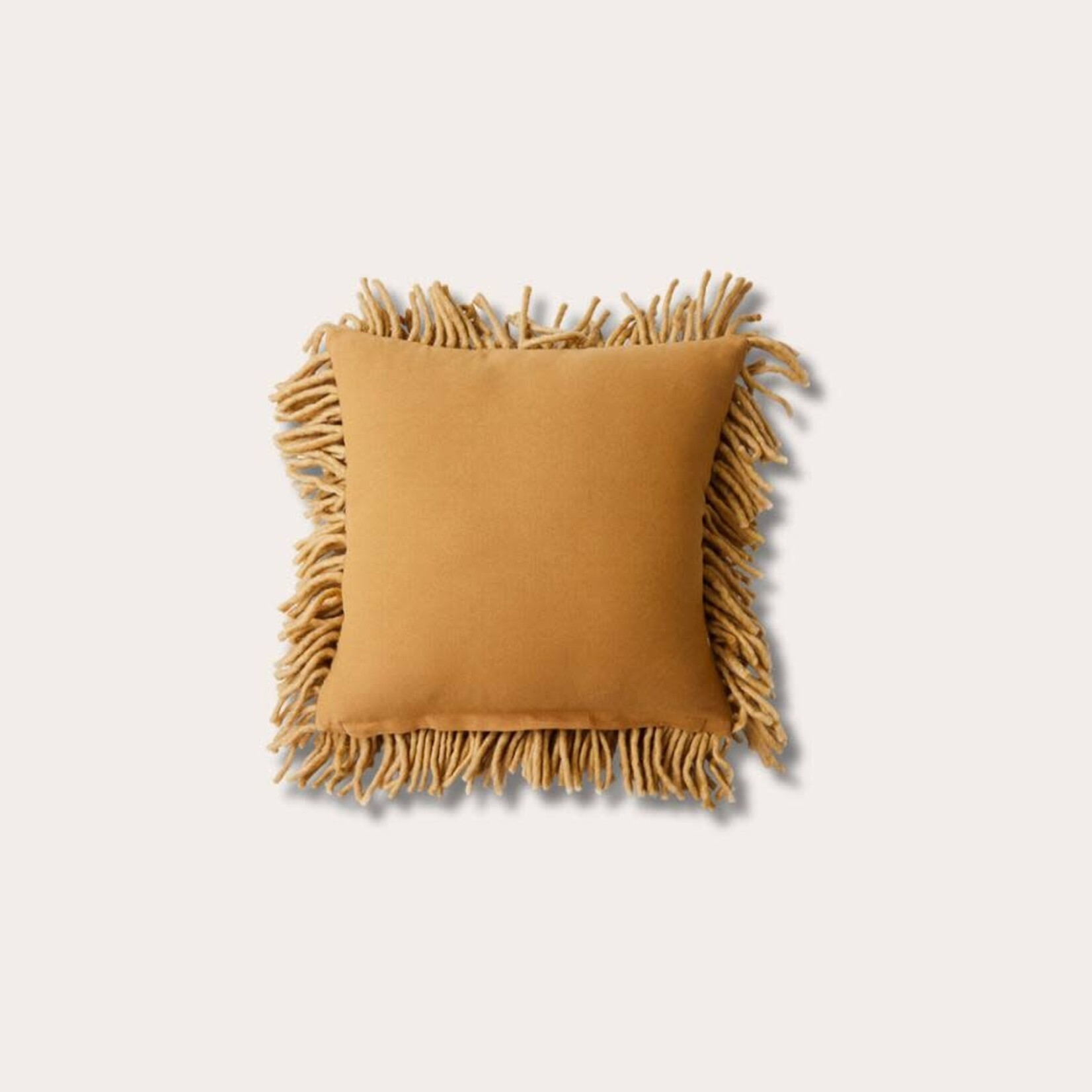 HKliving HKliving rugged woolen cushion olive