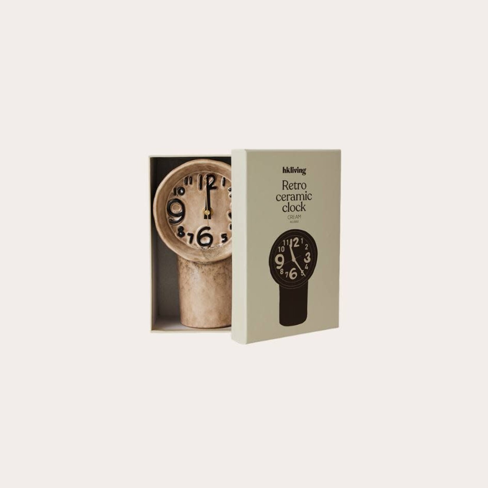 HKliving HKliving retro clock cream