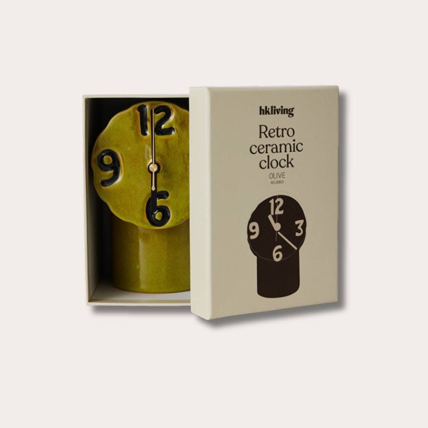 HKliving HKliving retro clock olive