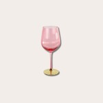 Wijn glas - roze