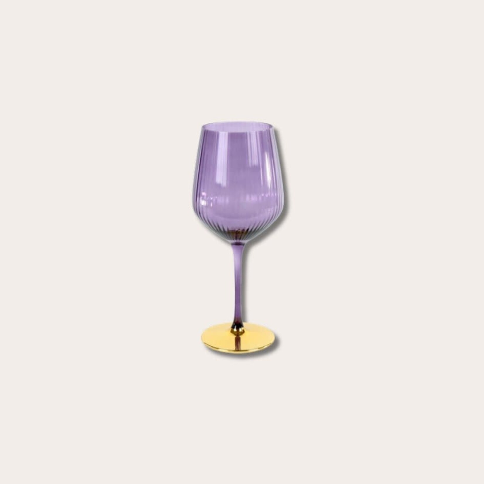 Wijn glas - paars