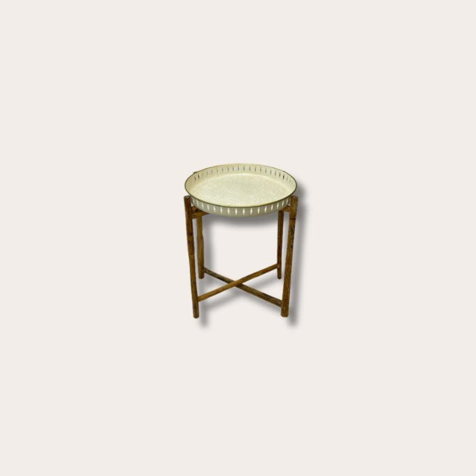 Onderstel voor dienblad - bamboe S