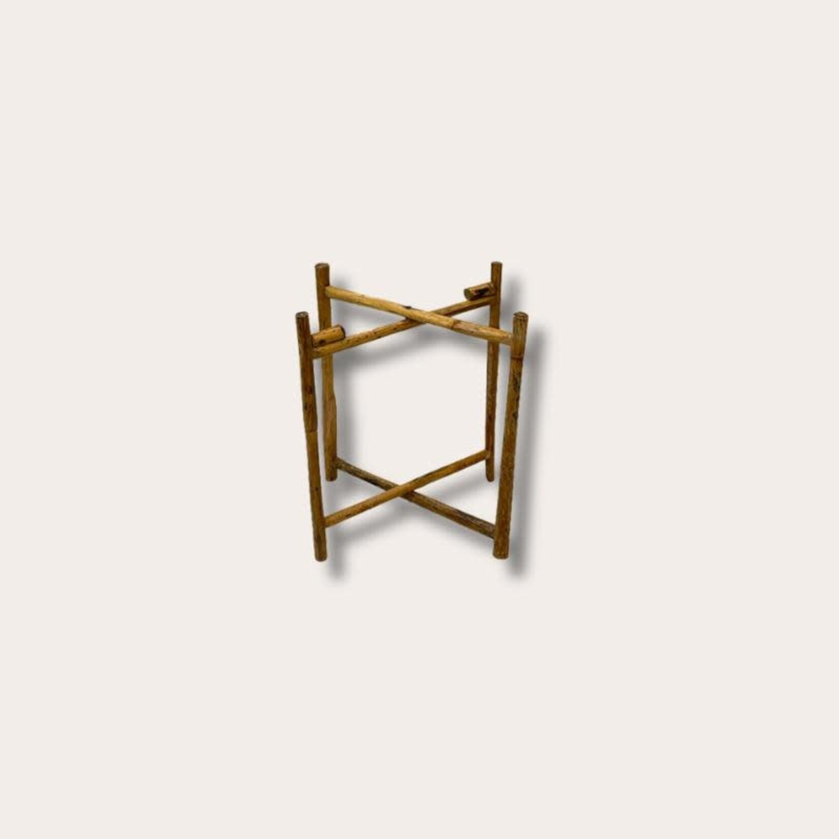 Onderstel voor dienblad - bamboe S
