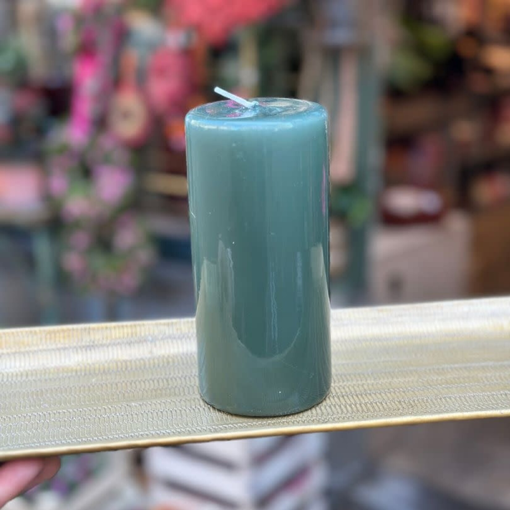 Stompkaars glans - forest green, smal