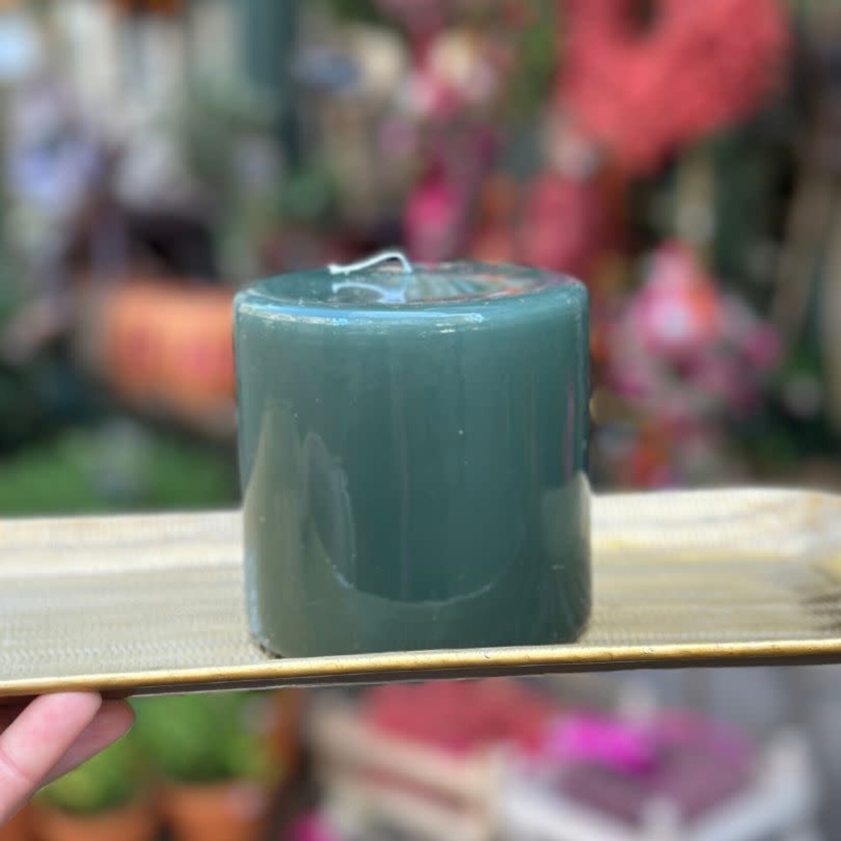 Stompkaars glans - forest green, breed