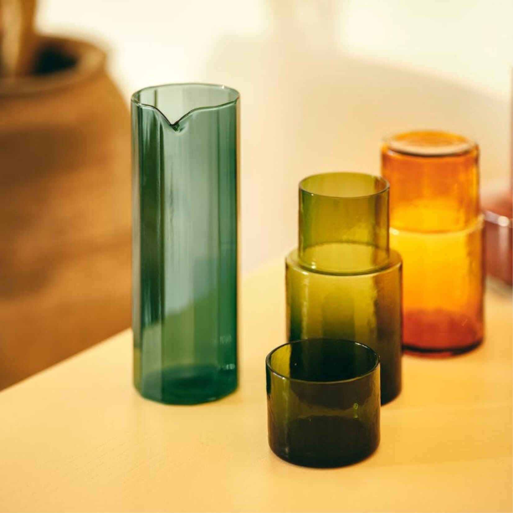 HKliving HKliving tube glass amber