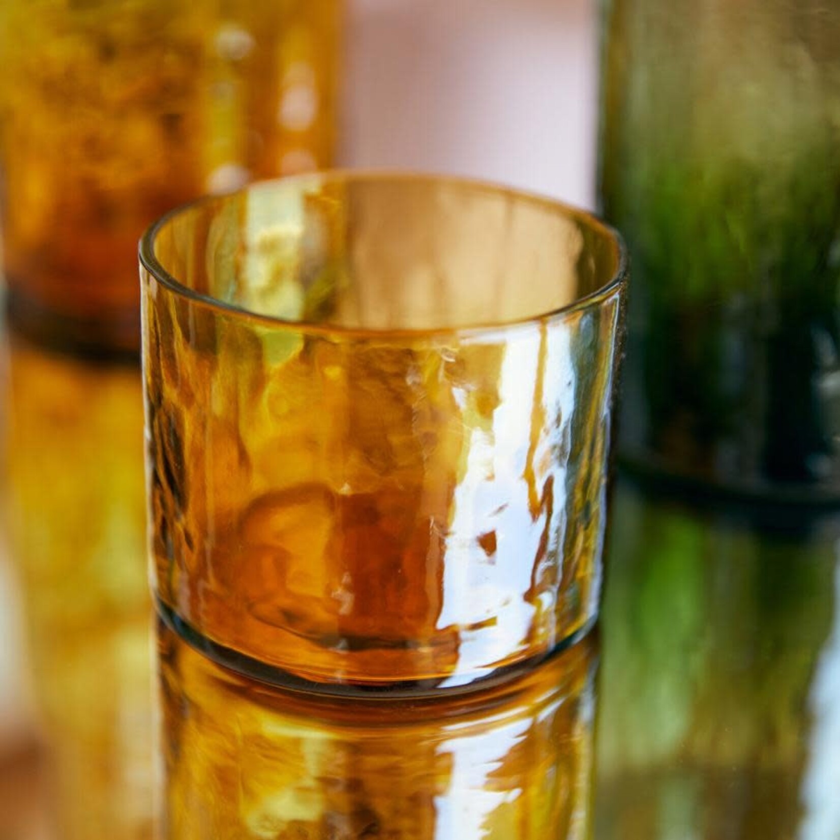 HKliving HKliving tube glass amber