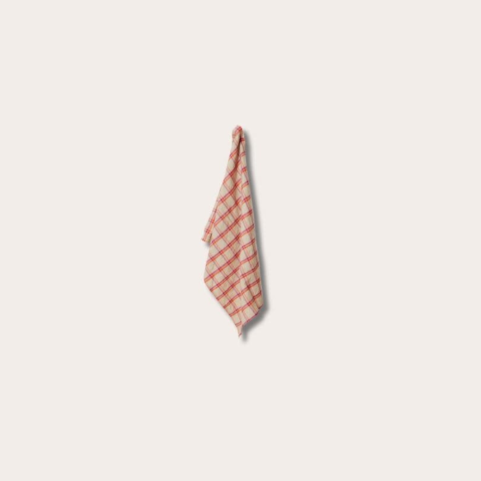 HKliving HKliving tea towel strawberry/ cream