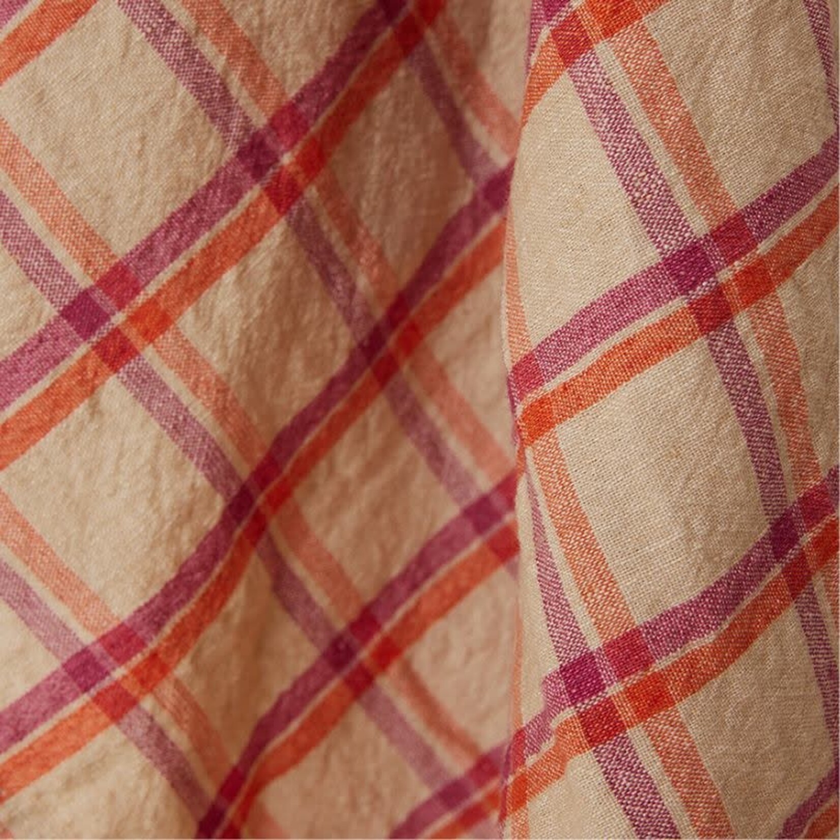 HKliving HKliving tea towel strawberry/ cream