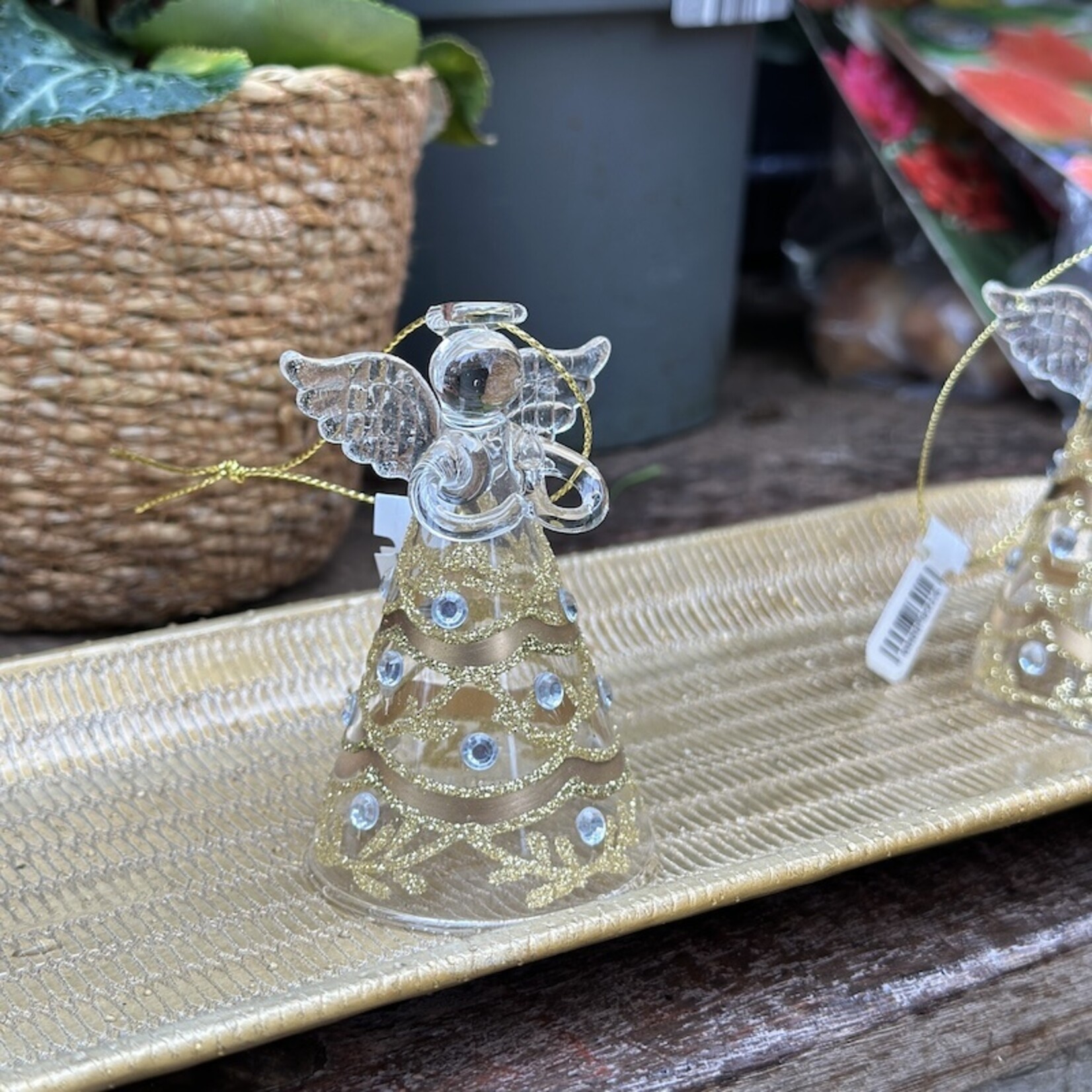 Kerstornament- Engeltjes - Strass