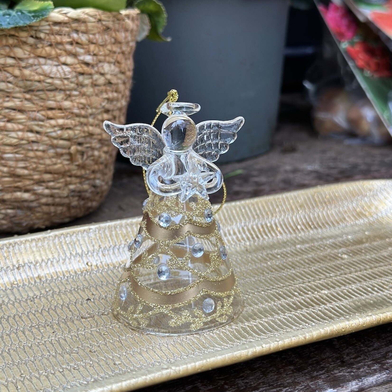 Kerstornament- Engeltjes - Strass