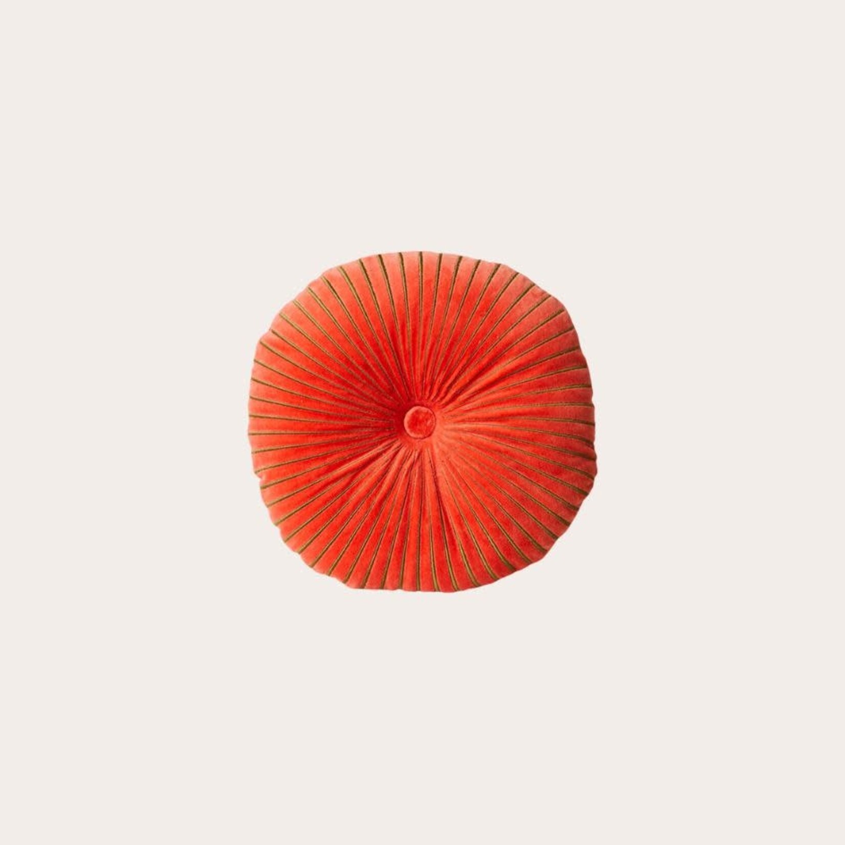 HKliving HKliving round ripple cushion sienna