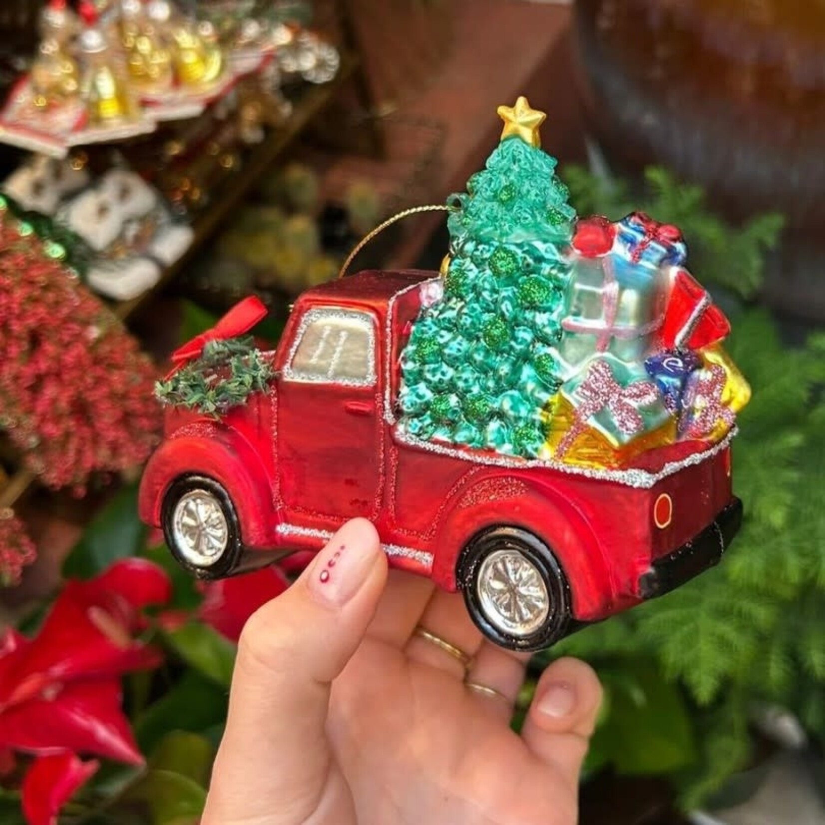 Ornament - pakjesauto