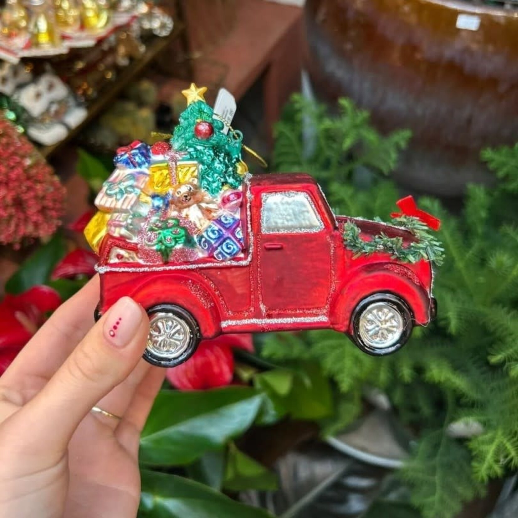 Ornament - pakjesauto