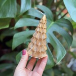 Kerstboom kaars S - goud