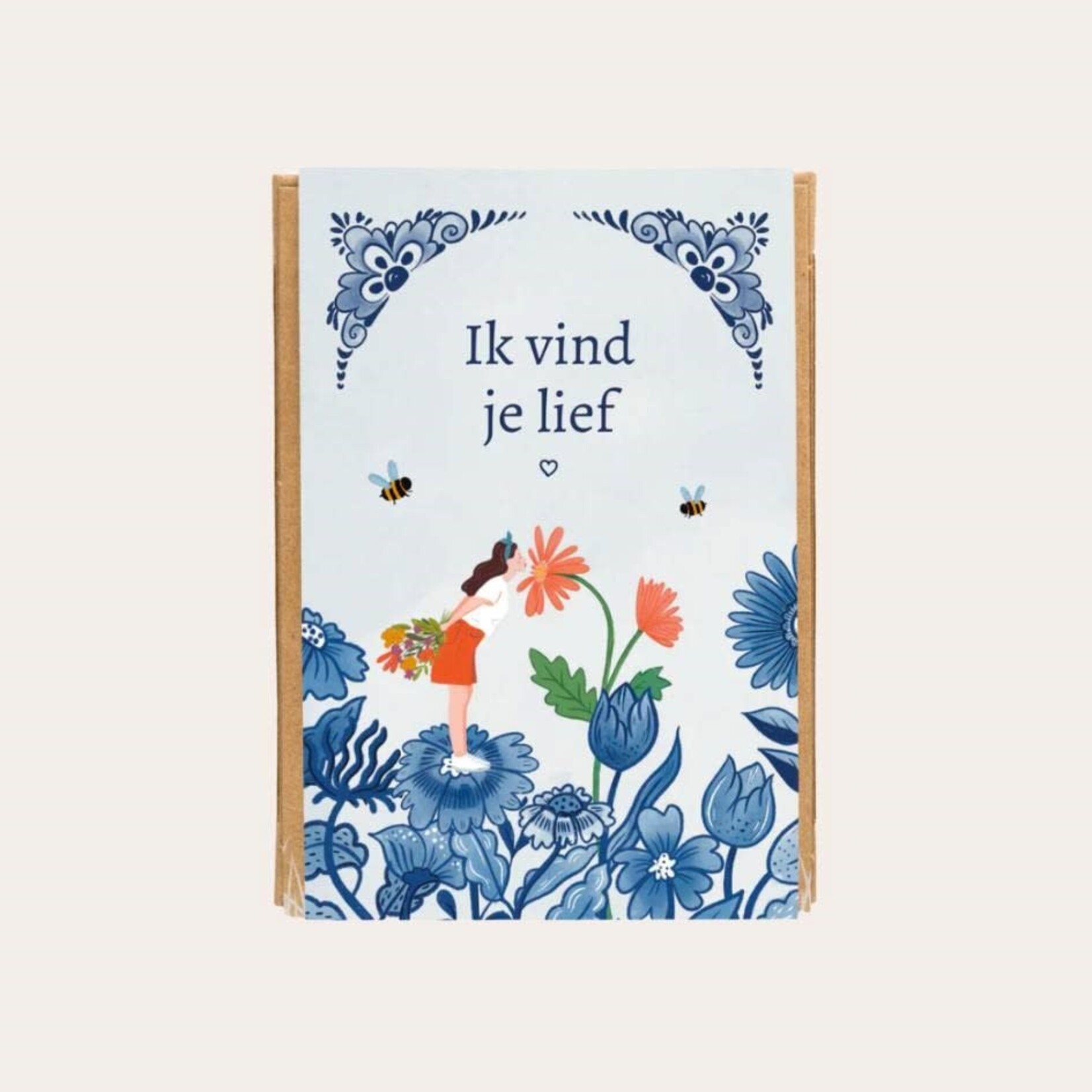 Zaadbommen - Delfts blauw - 4 stuks
