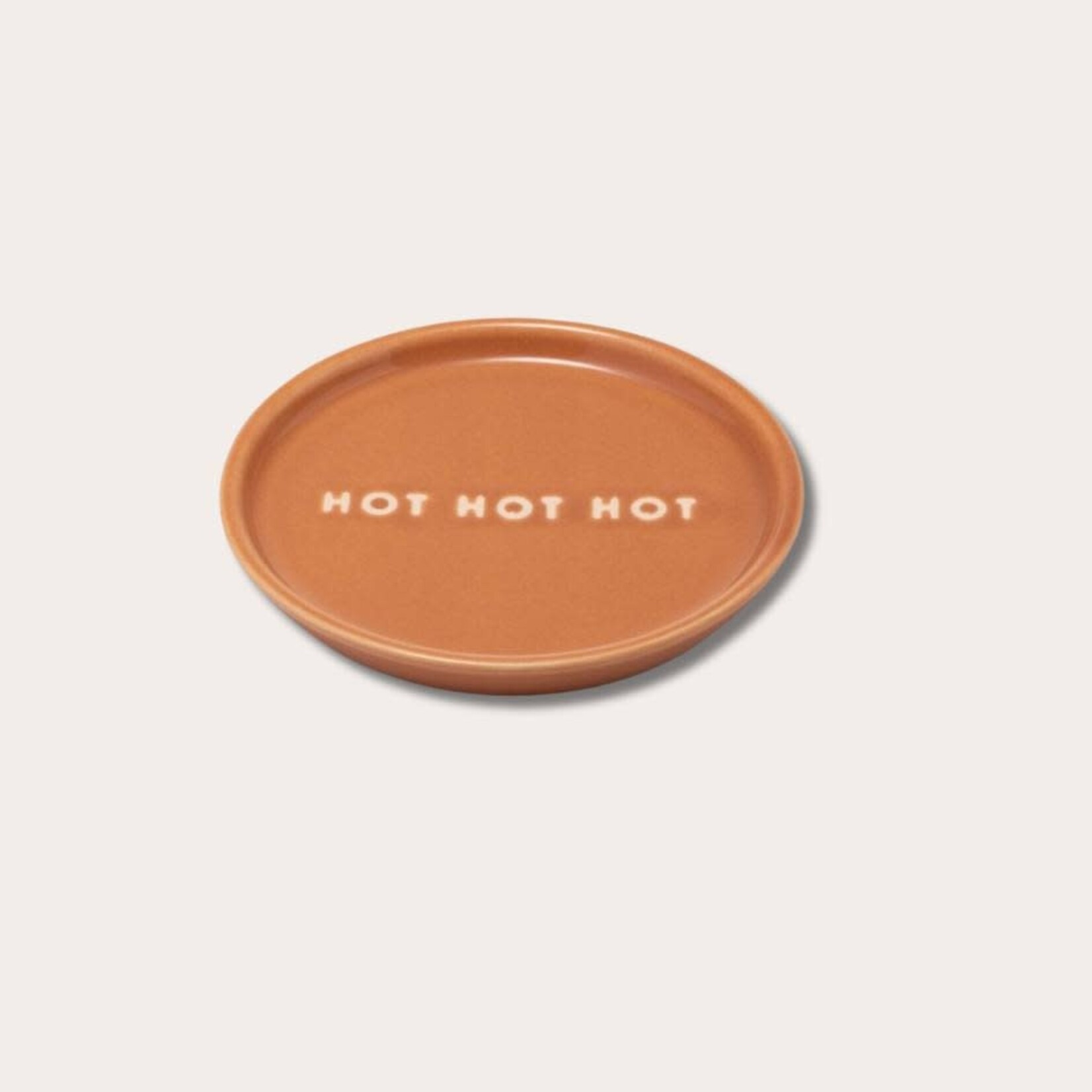 Vondels Plate - Hot hot hot  - terracotta