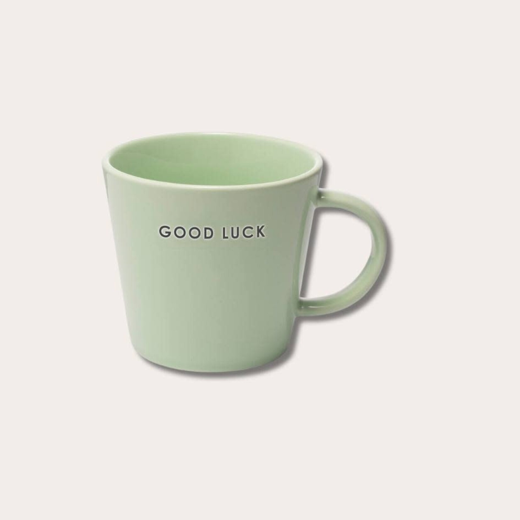 Vondels Cappuccino mug - Good luck - licht groen