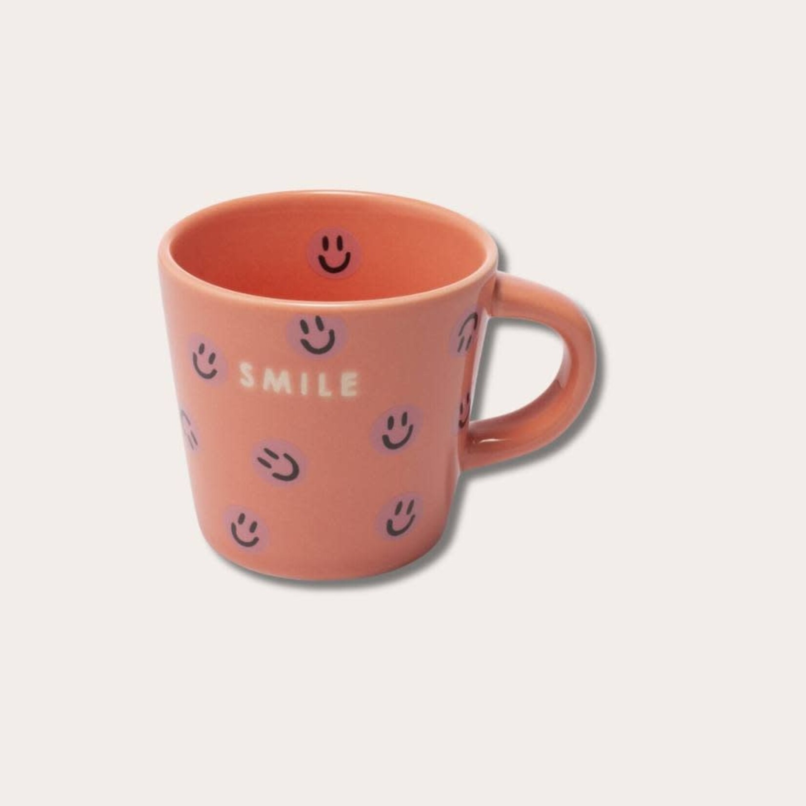 Vondels Espresso cup - Smile - koraal