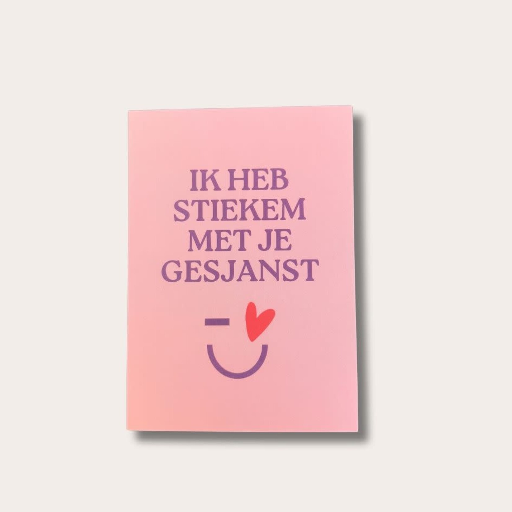 Kaart - Ik heb stiekem met je gesjanst